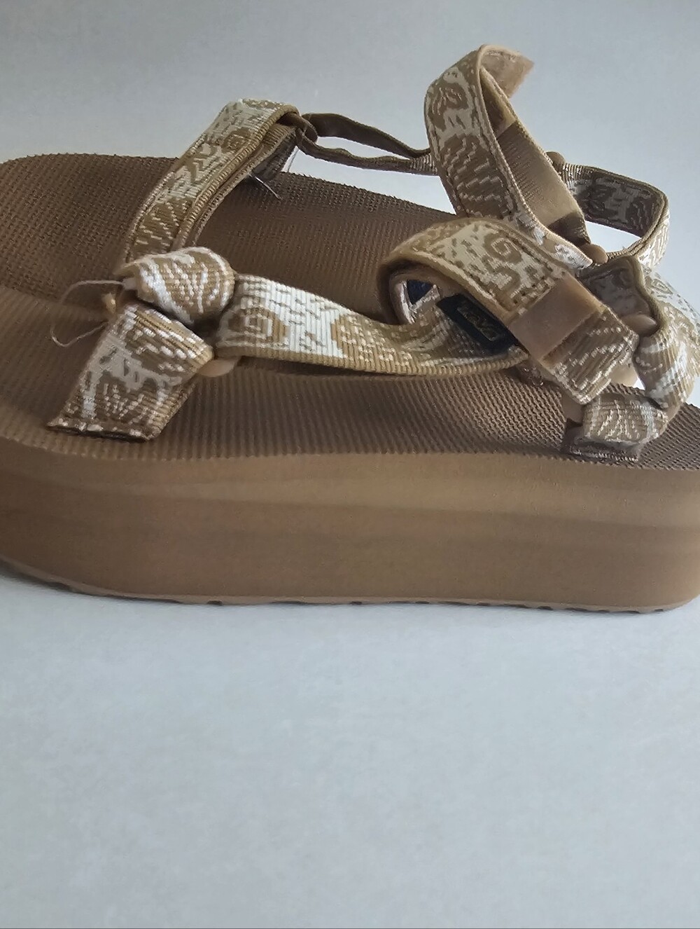 Teva Flatform Universal Brown Band Sandals - Picture 3 of 7